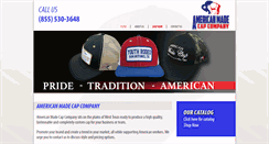 Desktop Screenshot of americanmadecap.com
